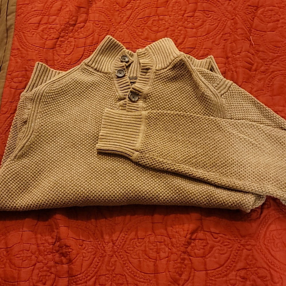 Banana Republic Brown Truffle Mock-Neck Sweater - Picture 2 of 5